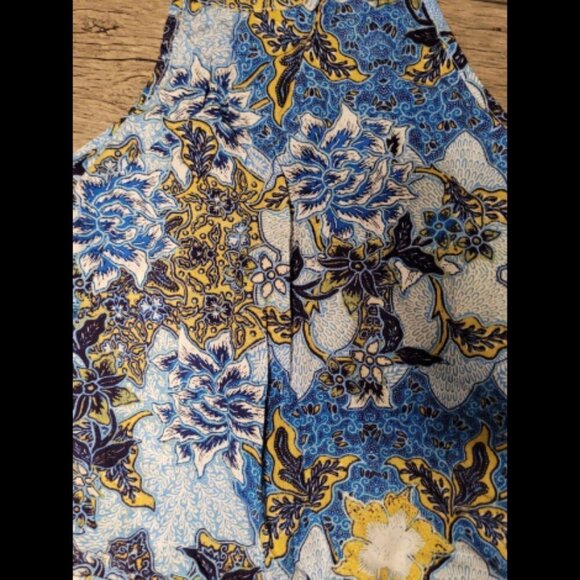 2 for $20 Jack by BB Dakota Jumpsuit Open Back Halter Floral Size M - Picture 6 of 10